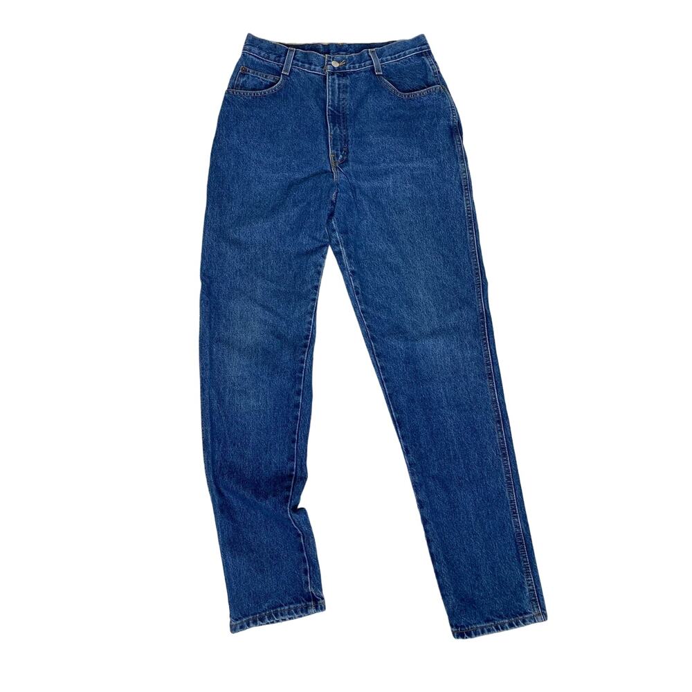 Gitano Vintage 80s Women’s high rise, medium wash, 100% cotton tapered Jeans